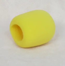 Professional-Grade Microphone Foam Cover - Enhanced WindScreen Shield, Soft Protective Mic Cap (Yellow-1pcs)