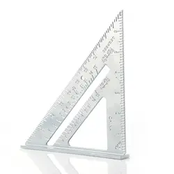 Новый 7 дюймов Скорость квадратный Треугольники правило плотник measuringtools стропила Скорость Lite макет инструмент Треугольники угол плотник