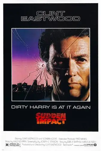 

SUDDEN impact MOVIE poster CLINT eastwood as DIRTY harry SILK POSTER Decorative Wall painting 24x36inch