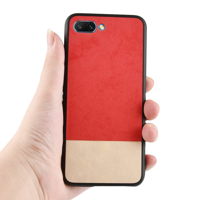 Huawei Honor 10 PU Leather +PC+TPU Stitching_7