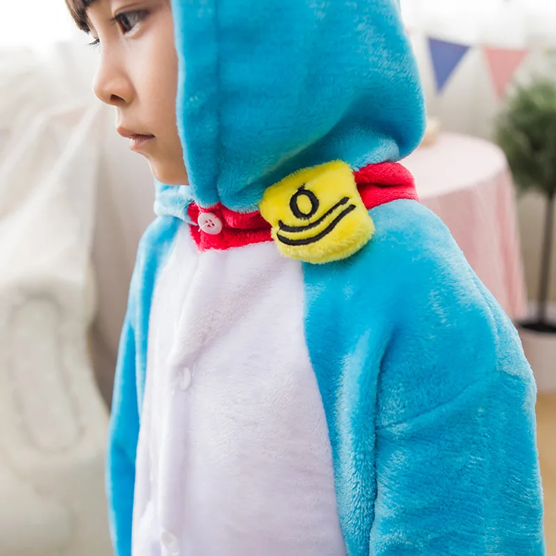 Boy Girl Pajamas Children New Unisex pijamas Doraemon Kid Cartoon Animal  Cosplay Pyjama Onesie Sleepwear Hoodie - AliExpress