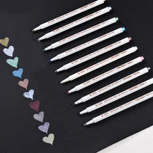 10 цветов Эскиз Рисование краски ручки мягкие Маркеры Набор ручек для манги комиксов Шарпи маркеры