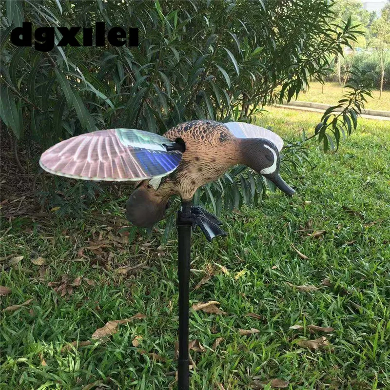 Новинка Xilei голубое крыло Крылатая Бирюзовая вращающаяся утка-манок с двигателем магнитные крылья