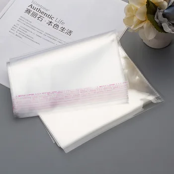 

Hot 300pcs 25cmx35cm Clear Self Adhesive Plastic Bag Jewelry Gift Bag for food/clothes/jewelry/women Package Opp Bags