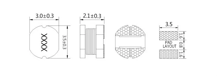 100 шт. 10 значений CD32 SMD силовой индуктор Ассортимент Комплект 2.2UH-220UH чип Индукторы высокое качество CD32 проволочный Чип