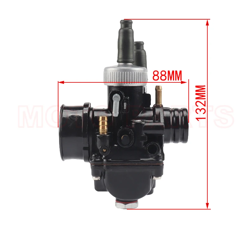 Черный гоночный карбюратор Dellorto PHBG DS 17 мм Карбюратор Carb DIO JOG 50cc 90cc BWS100 бесплатная