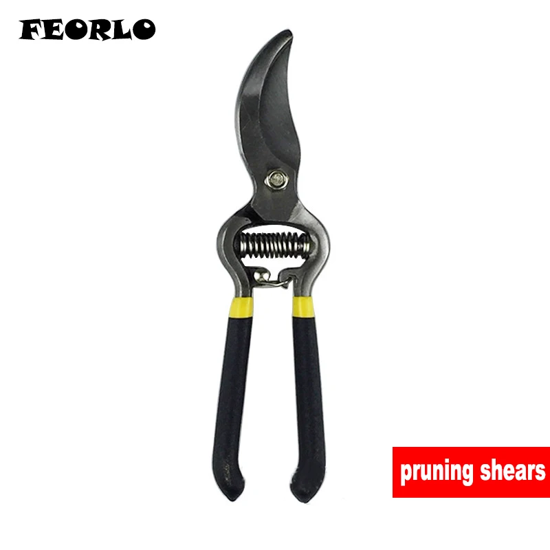 

FEORLO Edging Shears Aluminium Handle Garden Scissors Forging Pruning Shears 8 inch 10 inch Forging Pressure Pruning Shears