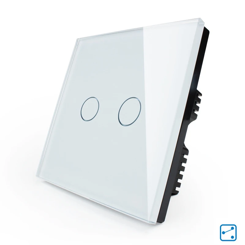 UKStandardIntelligentTouchSwitchesForSmartHomeCrystalGlass