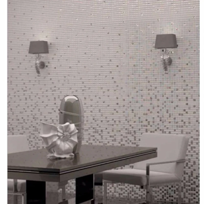 

Concise Elegant Gradual Change Mosaic Tile Modern Decorate Acid Alkali Resistant Material Bathroom Kitchen Backsplash Available