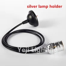 Edison держатель Основание светильника Ретро Винтаж потолочный светильник подвесной провода кабеля с E27 E26 разъем освещения купол потолка аксессуары