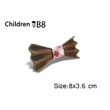 Горячая Мужская Ручная работа деревянный галстук-бабочка галстук Подарки свадебная деревянная бабочка Рождественская мода