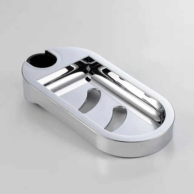 25mm Plastic Shower Rail Soap Dish Box Soap Holder Soap Pallet Shower Rod Slide Bar ABS Chrome