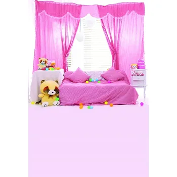 

S-3089 Pink Curtain Baby Newborn Child Photo Background Photography Backdrops