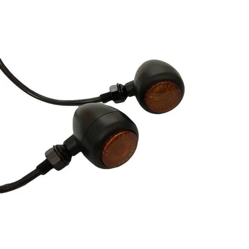 

Universal Black Amber Running brake Bullet LED Billet Brake Turn Signal Light Indicator Lamp for Motorcycle Harley Honda Suzuki