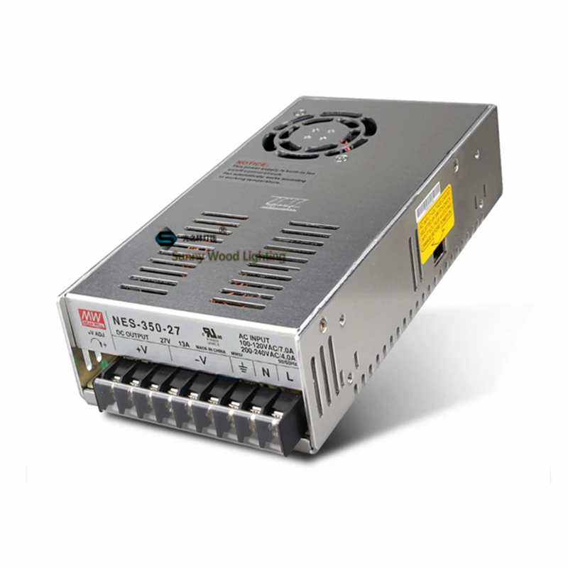 

100-240Vac to 27VDC ,351W ,27V13A UL Listed power supply ,Led light,led signboard driver ,NES-350-27