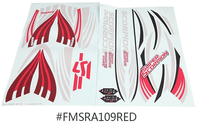 FMS-90mm-Scorpion-RC-Jet-sticker-red