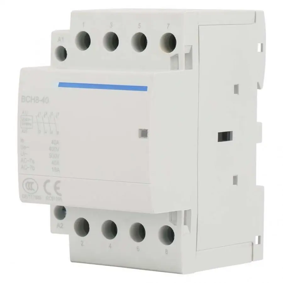 4 P 40A 24 V/230 V 50/60Hz AC контактор для дома 2NO2NC электрооборудования контактор