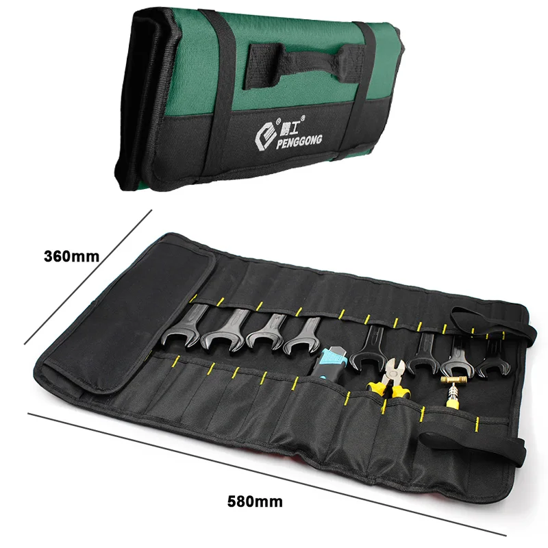 Multifunction Tool Bags Practical Carrying Handles Oxford Canvas Chisel Roll Bags For Tool 3 Colors New instrument Case Dropship top tool chest Tool Storage Items