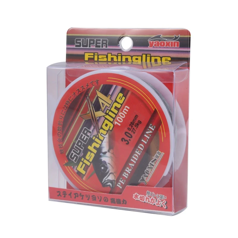 

100M Super Strong Nylon Fishing Line 4 Strands PE Braided Line Material Fishline for Carp Fishing Line Pesca
