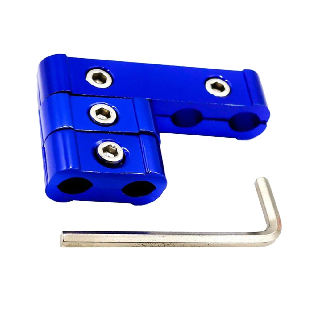 Set of 3 4 Hole Spark Plug Wire Separator Clamps Durable for 8/9/10mm High Quality Aluminum