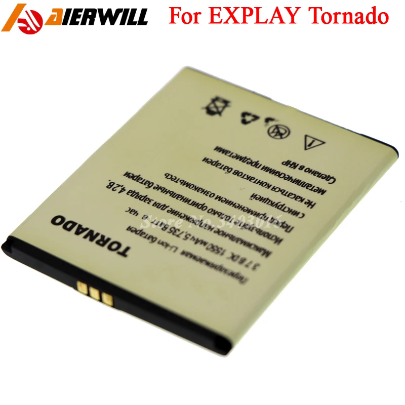 

For Explay Tornado Battery High Quality Mobile phone Accumulator 1550mAh