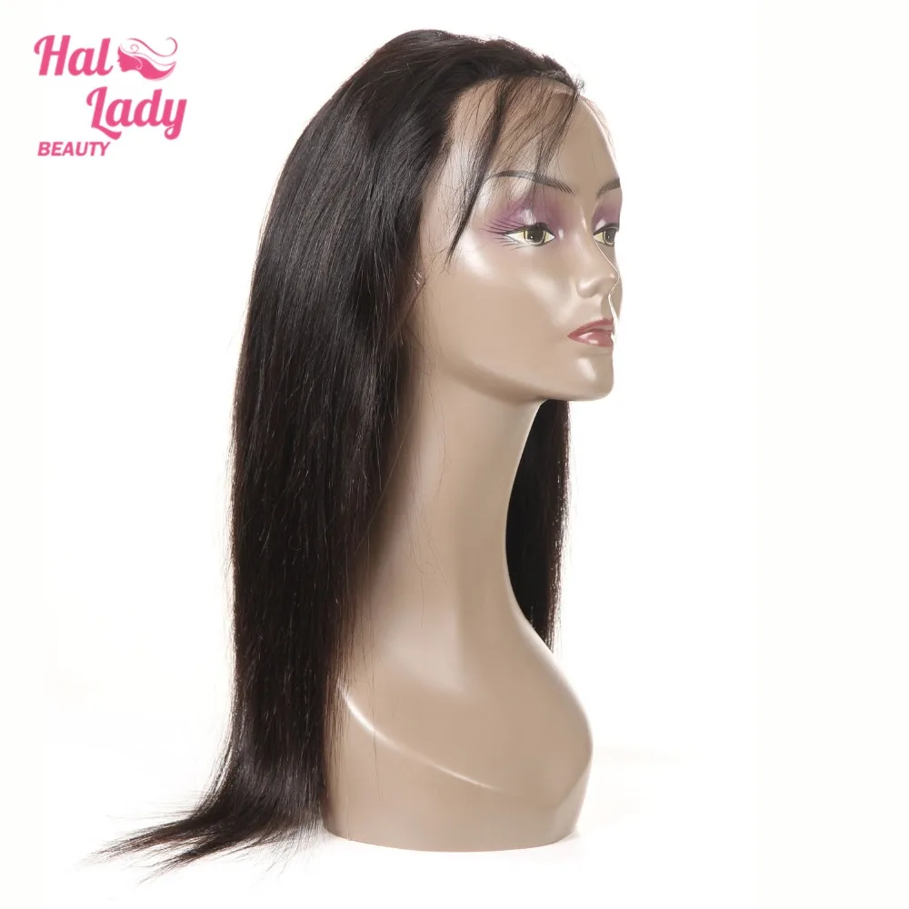 Halo Lady beauty 360 кружевное фронтальное закрытие бразильские человеческие волосы Кружева Закрытие не Реми волосы прямые с детскими волосами часть