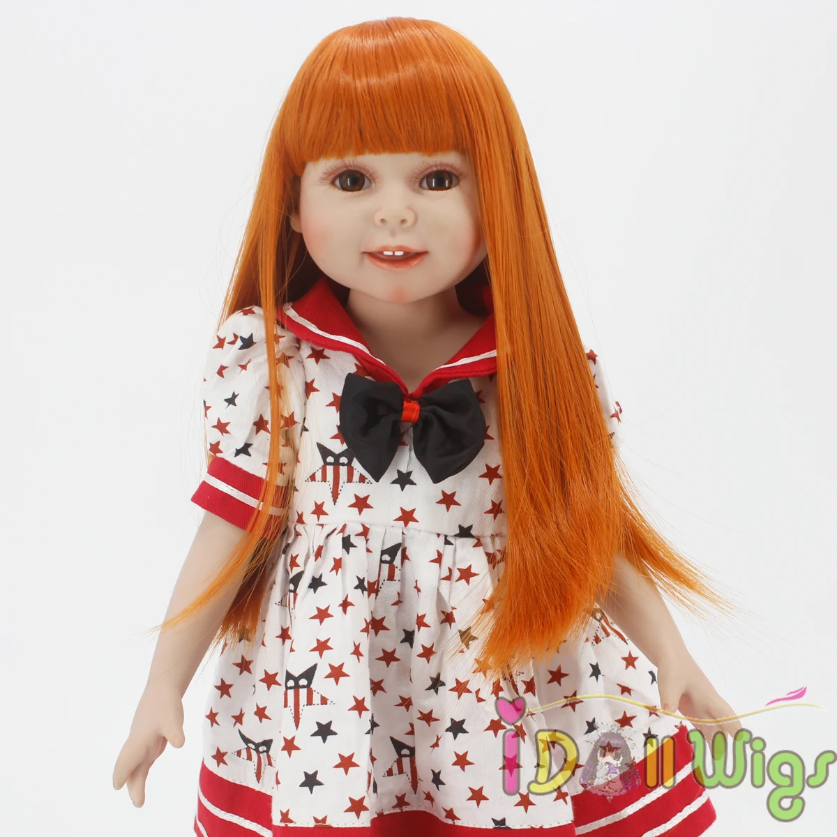 Парики только! Термостойкий синтетический парик для 1" американских кукол, куклы реборн с 10-11 дюймов головы безопасные куклы аксессуары