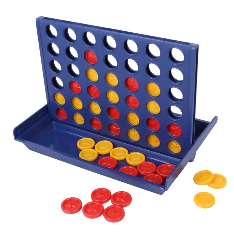 

Educational toy Connect 4 Game Classic Master Foldable Kids Children Line Up Row Board Toys GiftRamadan Festival Gift