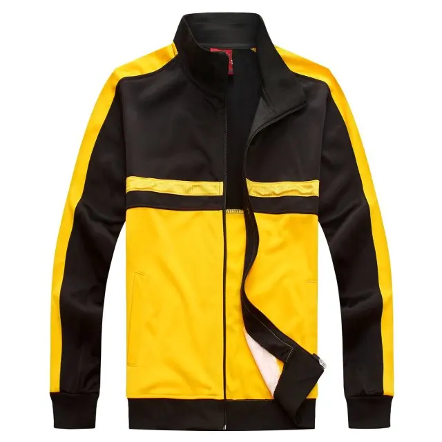 

7 colors men's long sleeve sport jacket Soccer Jacket Training Running Sportswear winter training football coat free shipping