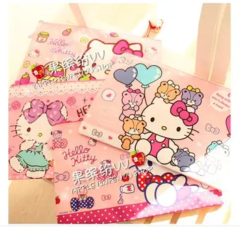 

10 Pcs Cartoon Children Girl Home Gift Sundries Storage Bag File Zipper Organizer