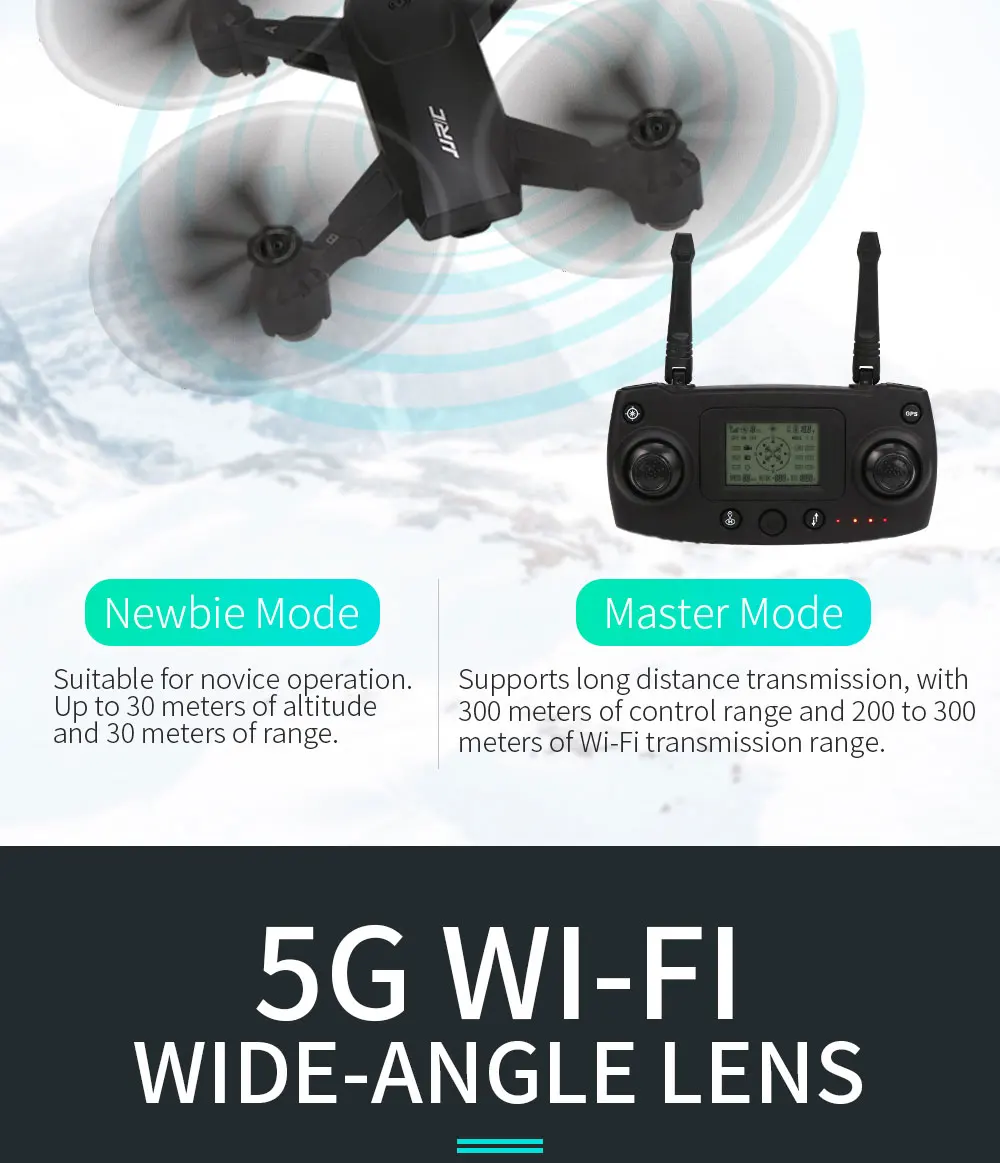 JJRC H78G 5G WiFi FPV 1080P широкоугольная HD камера gps двойной режим позиционирования складной Радиоуправляемый Дрон Квадрокоптер RTF Дрон с gps