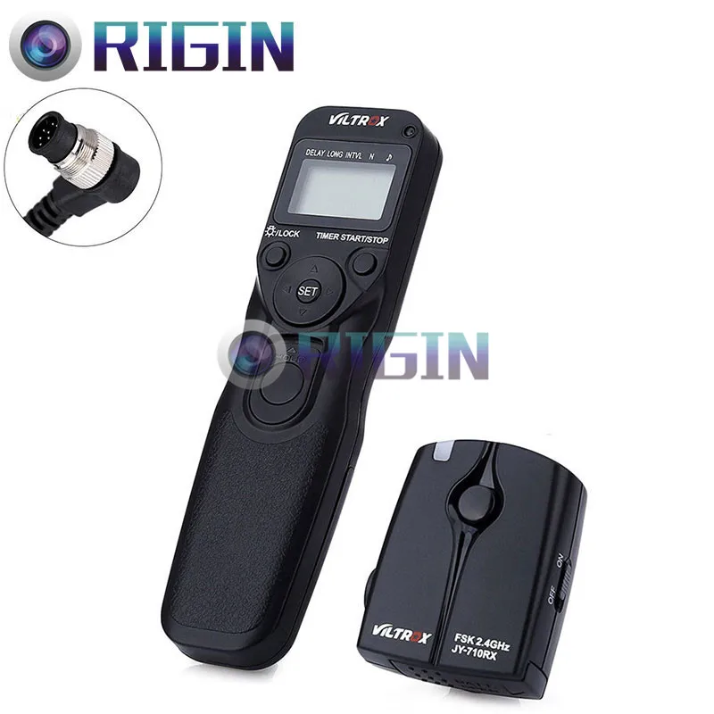 

JY-710 2.4GHZ FSK Wireless Remote Shutter Controller Set Time Lapse Intervalometer Timer with N1 Cable For Nikon