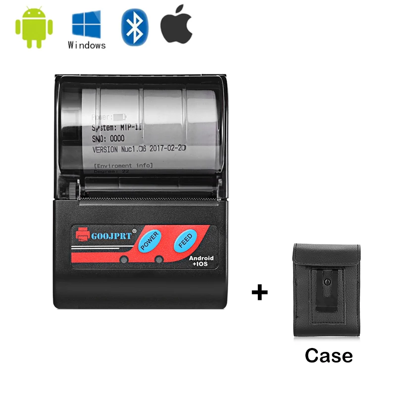 

2 inch Bluetooth Thermal Printer MTP-II Pocket printer for Android Windows