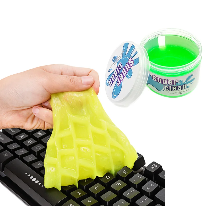 

150ML Pink Green Yellow Blue Colors for Choice Super Clean Slimy Auto Car Keyboard Clean Slime Toys Gift
