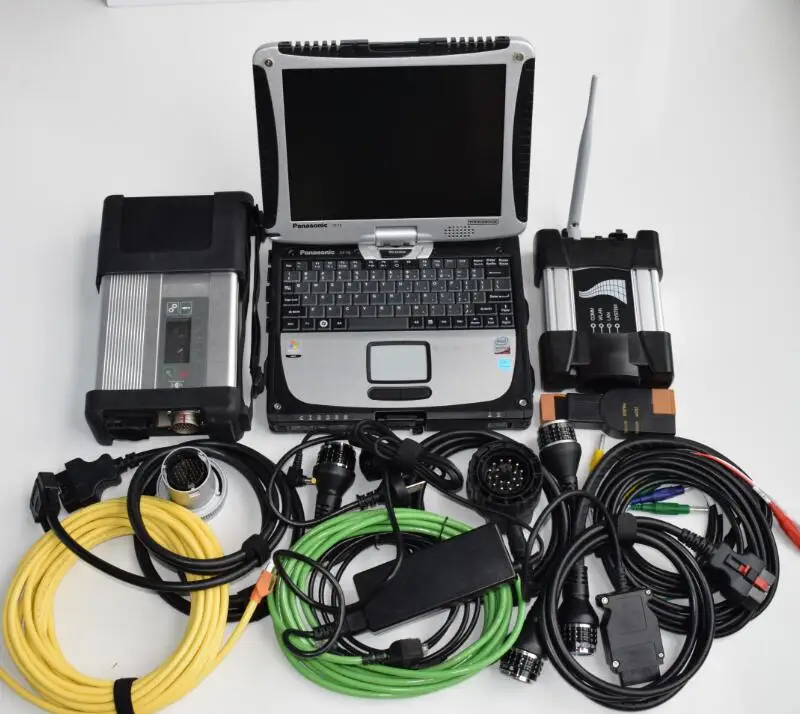  Auto diagnose werkzeug für bmw icom nächsten abc mit wifi software ssd 201912 v in laptop cf19 diag