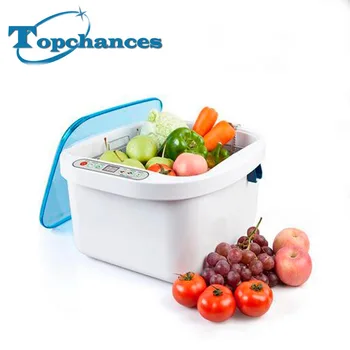

High Quality New Home application 12.8L Ultrasonic Ozone Vegetable and Fruit Sterilizer tank cleaner 100W KD-6001
