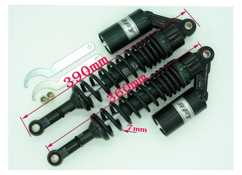 

14" 360mm Air Shock Absorbers Universal Motorcycle For Honda Suzuki Yamaha Kawasaki ATV Go Kart Quad Dirt Sport Bikes