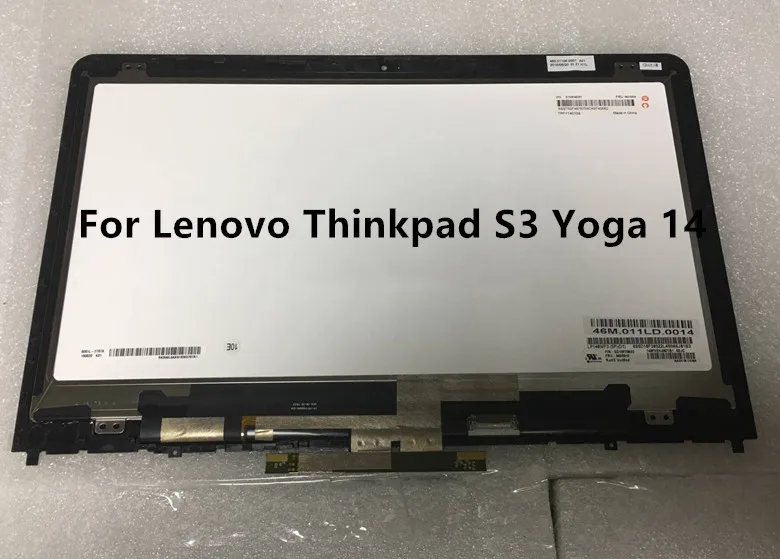 Оригинал для lenovo Thinkpad S3 Yoga 14 сборка LP140WF3 SPD2 B140HAN01.3 Полный ЖК-дисплей панель экран сенсорный экран цифра