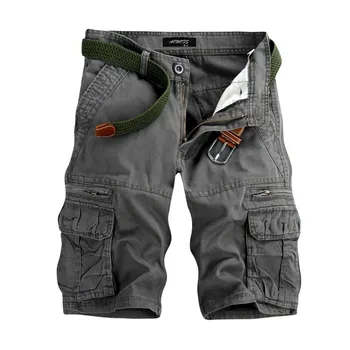 

2018 Men's Casual Pure Color Outdoors Pocket Beach Work Trouser Cargo Pant Camouflage 5 color Plus Size c0321