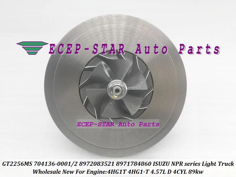 Turbo CHRA Cartridge GT2256MS 704136 704136-0001 704136-0002 8972083521 8971784860 For ISUZU NPR Light Truck 4HG1T 4HG1 T 4.57L  (1)