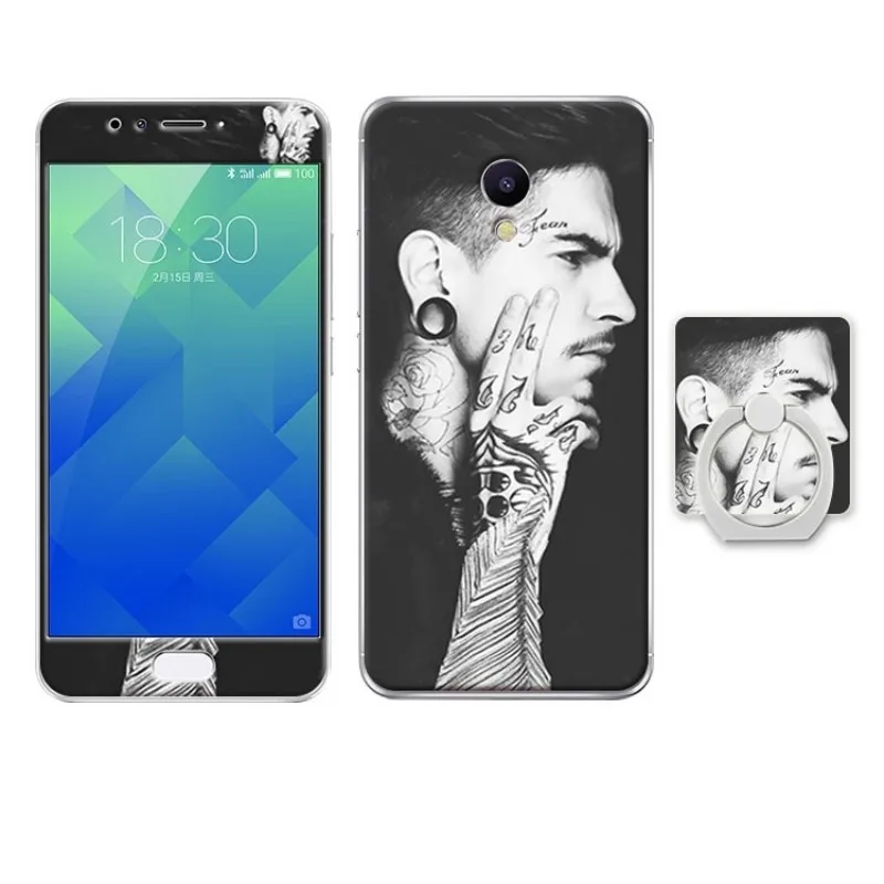 Meizu M5s case cover glass screen protector  (14)