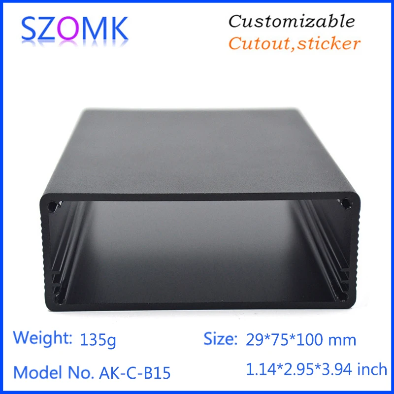 aluminum box for electronic project extruded aluminum electrical cabinet szomk aluminum housing for pcb design GPS control enclosure (2)