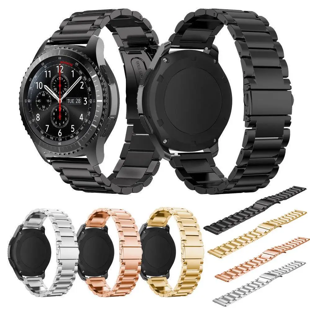 

OULUCCI Stainless Steel Watch Band for Samsung Gear S3 Frontier Strap for Gear S3 Classic Smart Watch Bracelet with Adjust Tool