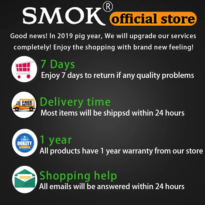 Оригинальная электронная сигарета Smok Mag Детский комплект с 50 Вт Baby Box Mod 1600 мАч