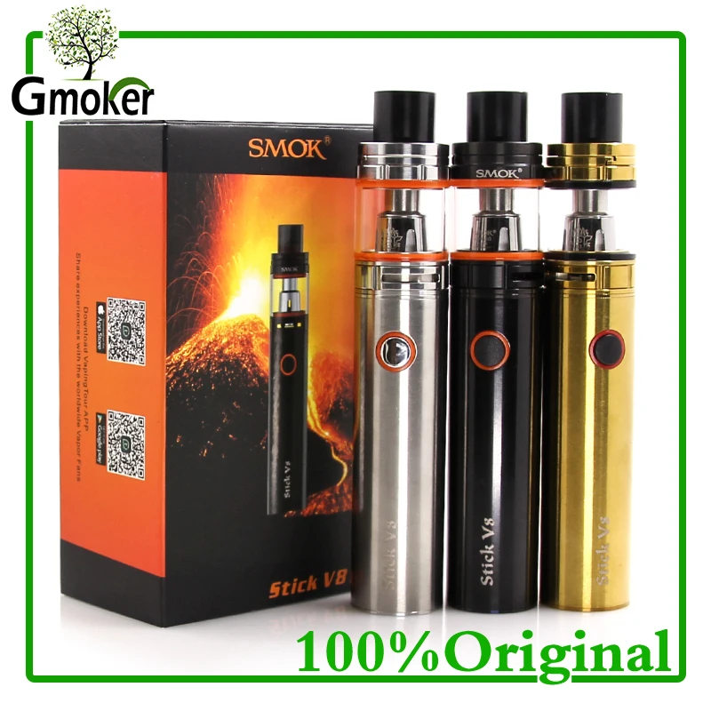 

Original 3000mAh Battery Elektronik Sigara Smok Stick V8 Kit with TFV8 Big Baby Atomizer Vape Pen eGO Kit vs eVod MT3