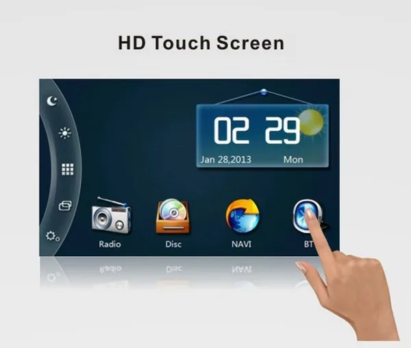 Sale Free shipping two din car dvd player for Chevrolet Cruze with GPS/IPOD/Bluetooth/CAN BUS 2