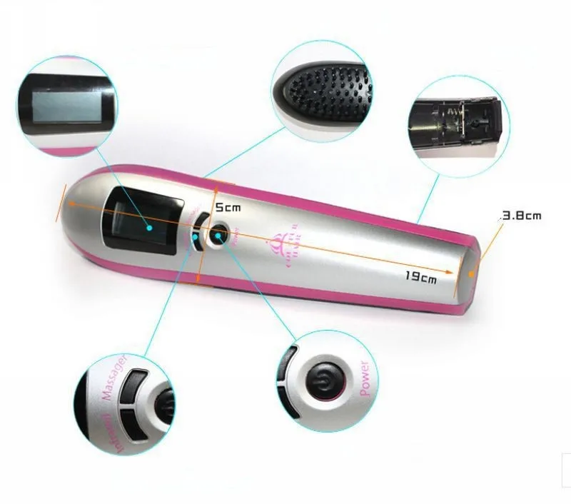 2016 New Arrival Comb Kit Power Grow Laser Cure Loss Therapy Laser Hair Comb massager Comb Brush -1