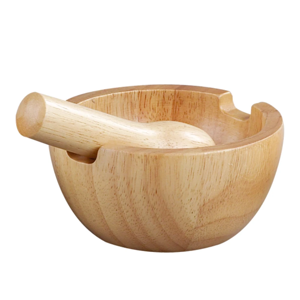 kitchen Wooden pestle and mortar toolin Mills from Home & Garden on