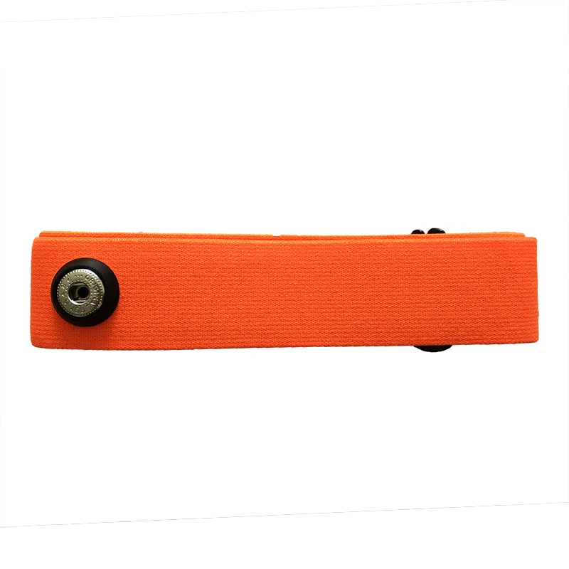 1 Heart Rate Chest Strap Belt Elastic Replacement Heart Rate Band for Polar Wahoo Garmin Bluetooth Ant+ Heart rate sensor Orange