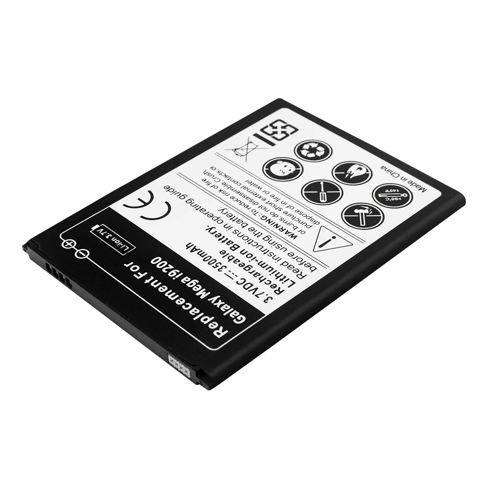 Литиевый Li-Po 3,7 V 3500mAh литий-ионный аккумулятор для samsung Galaxy Mega 6,3 Duos Mega 7,0 Mega GT-i9205 GT-I9200 I9205 I527